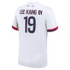 Paris Saint-Germain Lee Kang In 19 Borte 2024-25 - Herre Fotballdrakt